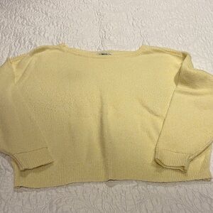 American Eagle Outfitters Women's Soft Yellow Sweater